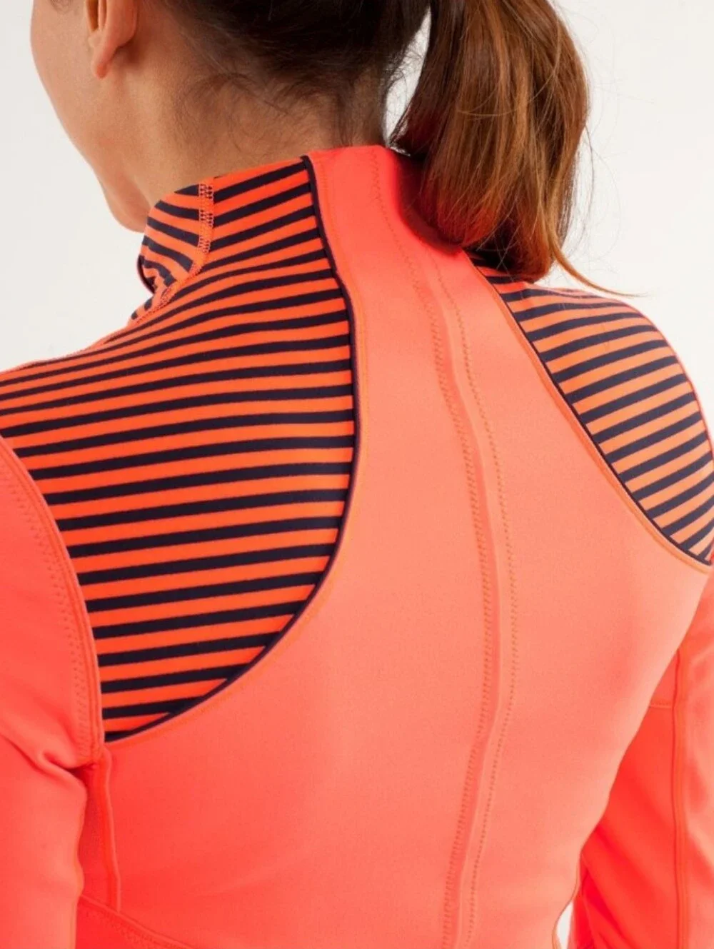 Lululemon Forme 'Flare Inkwell Stripe' Luon Jacket Women's/ 10